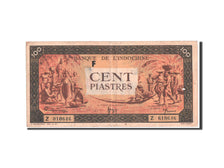 Indochine, 100 Piastres, 1945, Série F, KM:73