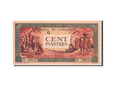 FRENCH INDO-CHINA, 100 Piastres, 1945, Serie Q, KM:73