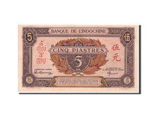 FRENCH INDO-CHINA, 5 Piastres, 1943, KM:64, UNC
