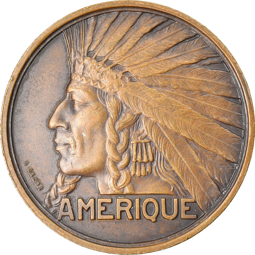 France, Médaille, Exposition Coloniale Internationale, Paris 1931, Amérique