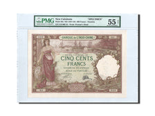 New Caledonia, Noumea, 500 Francs, 1927, PMG AU55, SPECIMEN, KM:38s