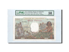 Banknot, Nowa Kaledonia, 1000 Francs, 1963, Undated, KM:43d, gradacja, PMG