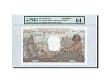 Banknote, New Caledonia, 1000 Francs, 1963, Undated, KM:43s, graded, PMG