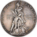 France, Token, Ligue des Patriotes, History, 1882, Mercié, AU(55-58), Silver