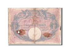 Francia, 50 Francs, 1917, KM:64e, 16.11.1917, B, Fayette:14.30