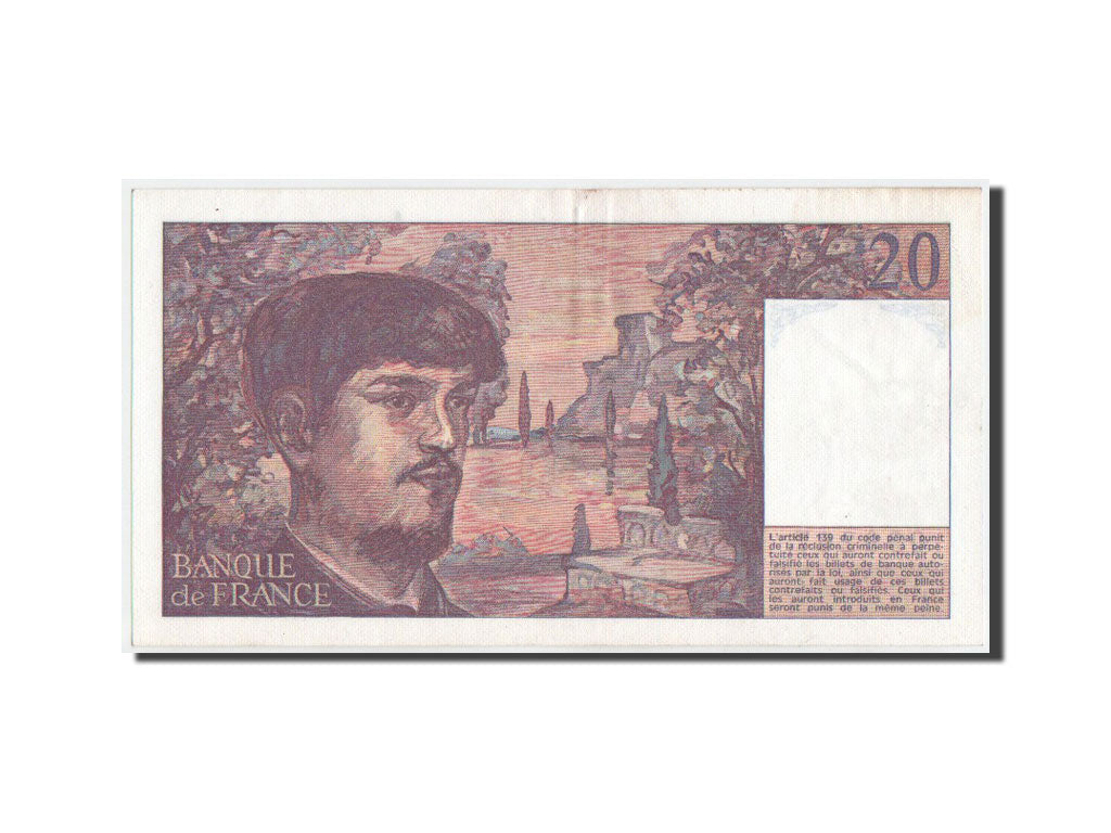 Biljet, Frankrijk, 20 Francs, 1980, 1980, SPL, Fayette:66.1, KM:151a