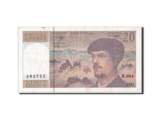 France, 20 Francs Debussy, 1991, KM:151e