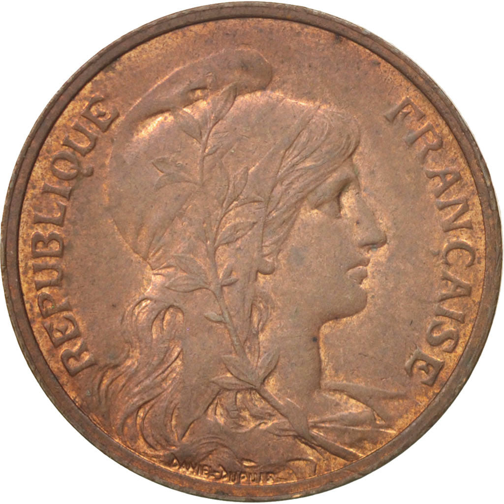 Coin, France, Dupuis, 5 Centimes, 1913, Paris, AU(55-58), Bronze, KM:842