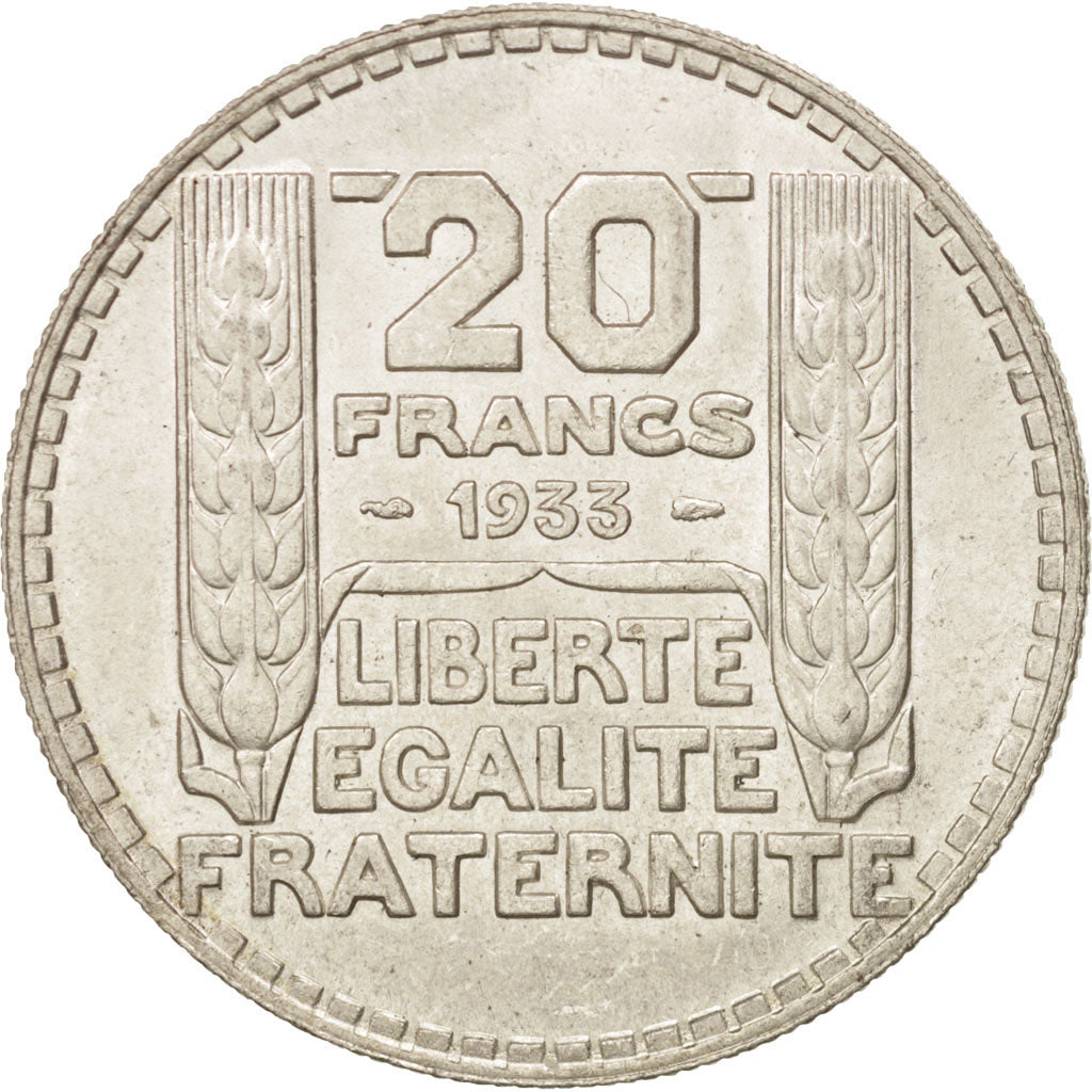 Monnaie, France, Turin, 20 Francs, 1933, Paris, SUP, Argent, KM:879, Gadoury:852