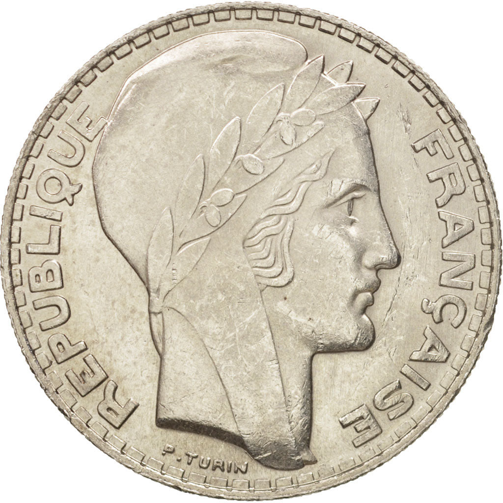 Coin, France, Turin, 20 Francs, 1933, Paris, AU(55-58), Silver, KM:879