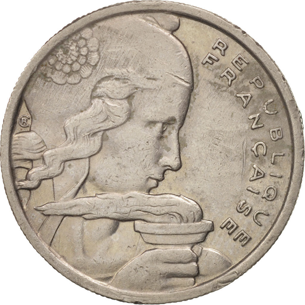 France, Cochet, 100 Francs, 1958, Paris, VF(20-25), Copper-nickel, KM:919.1
