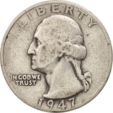 United States, Washington Quarter, Quarter, 1947, U.S. Mint, San Francisco