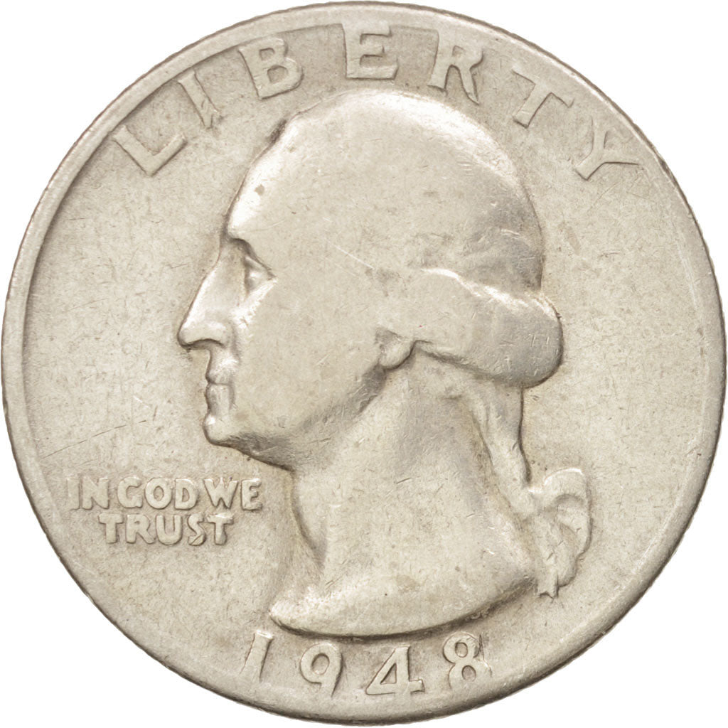 United States, Washington Quarter, Quarter, 1948, U.S. Mint, Denver, VF(20-25)