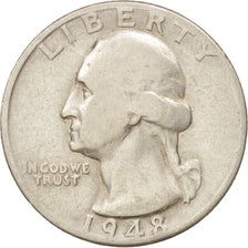 United States, Washington Quarter, Quarter, 1948, U.S. Mint, Denver, VF(20-25)