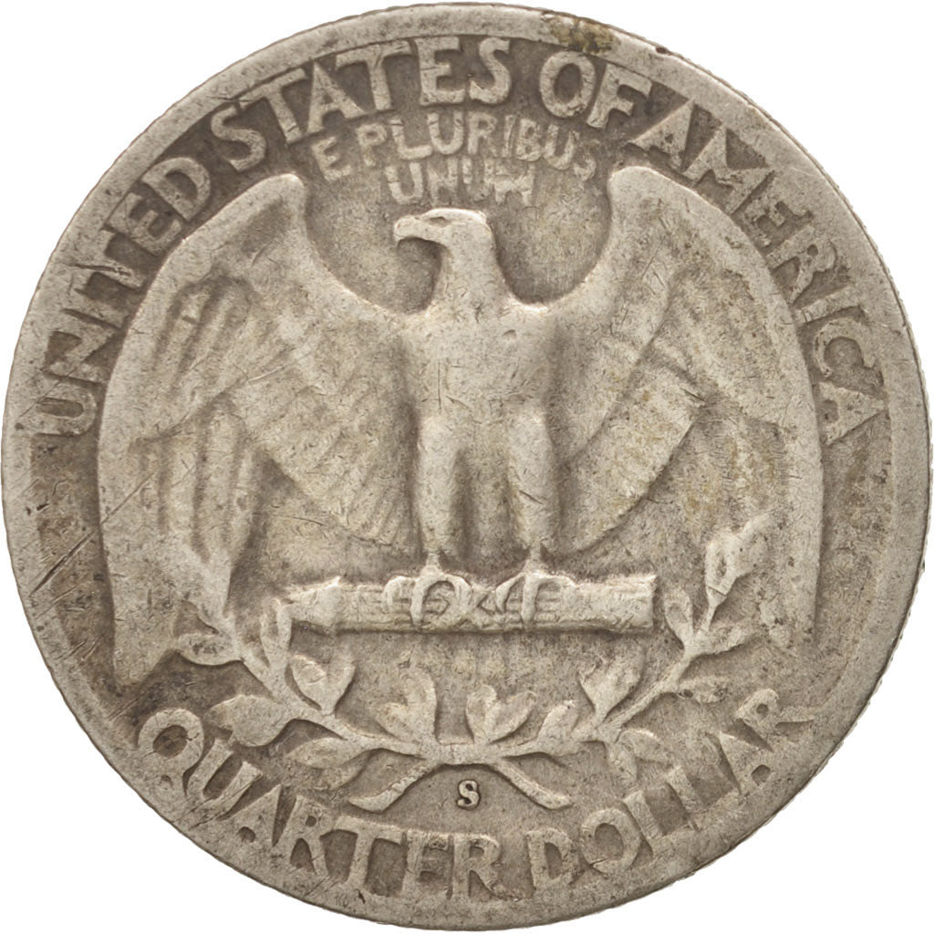 United States, Washington Quarter, Quarter, 1948, U.S. Mint, San Francisco