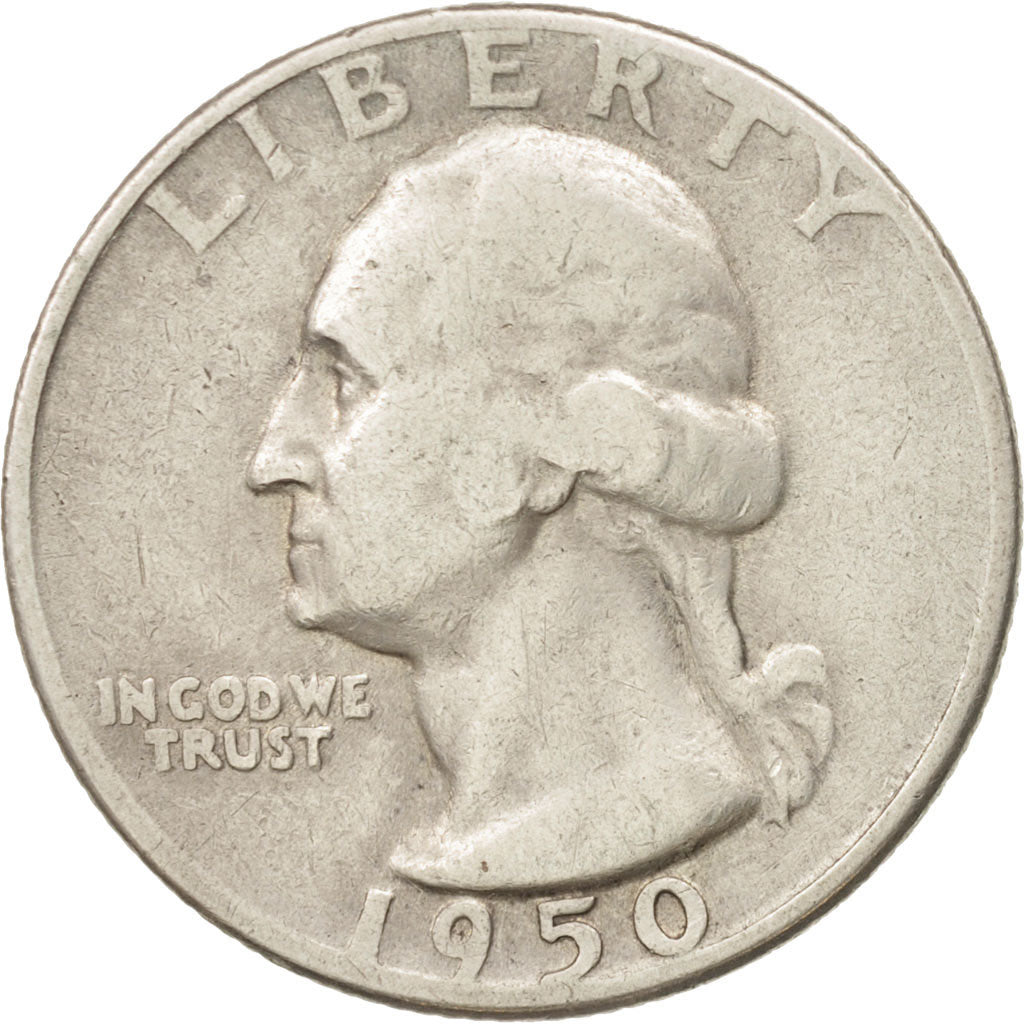 United States, Washington Quarter, Quarter, 1950, U.S. Mint, Denver, VF(30-35)