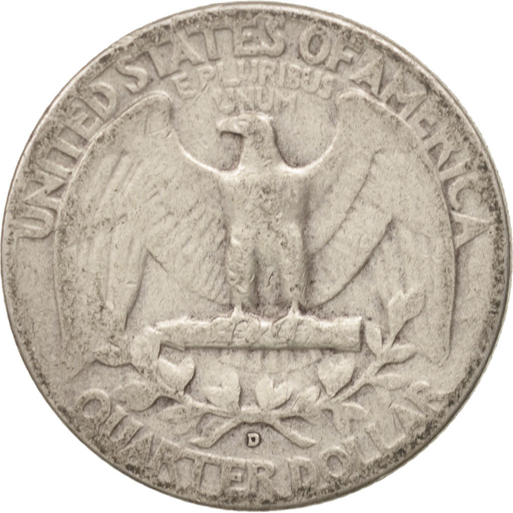 États-Unis, Washington Quarter, Quarter, 1951, U.S. Mint, Denver, TB, Argent