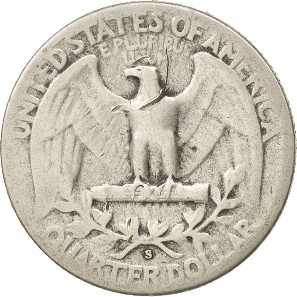 United States, Washington Quarter, Quarter, 1951, U.S. Mint, San Francisco