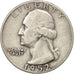 United States, Washington Quarter, Quarter, 1952, U.S. Mint, Denver, EF(40-45)