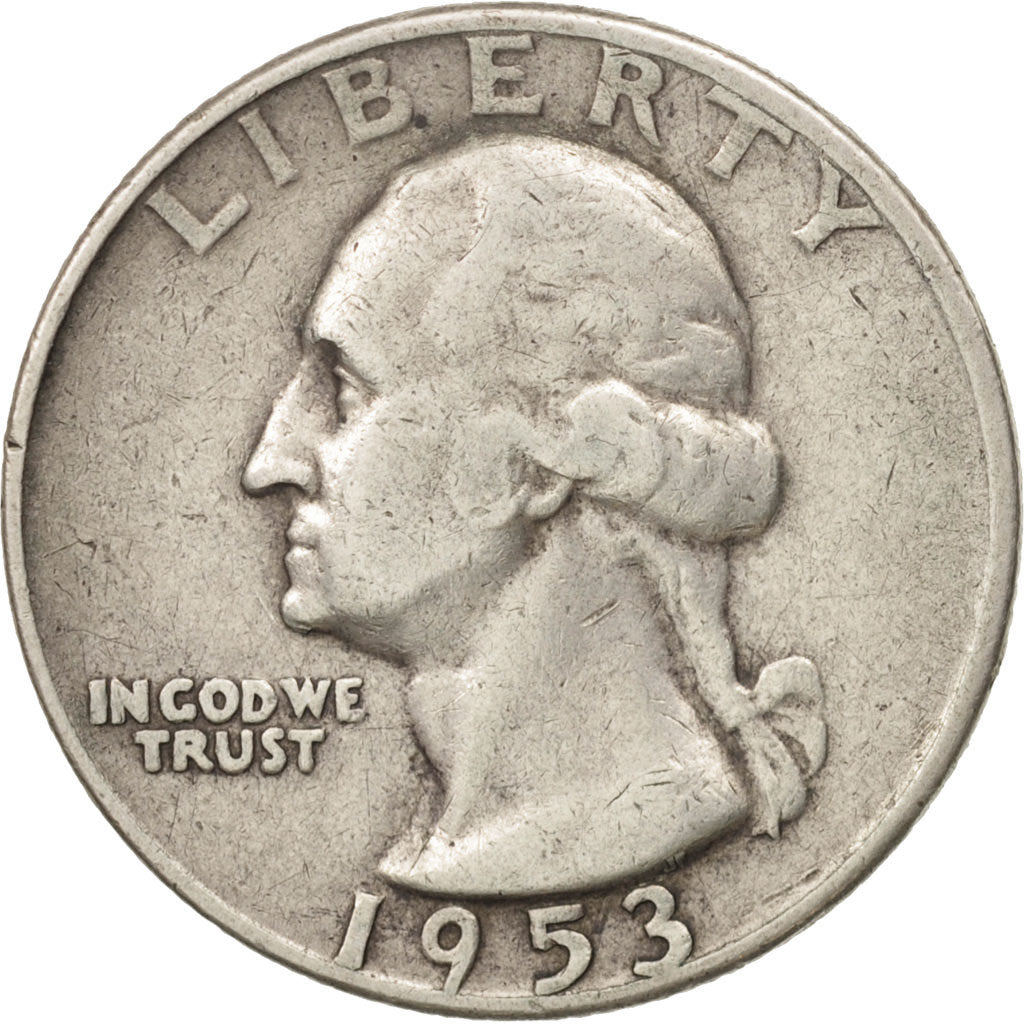 Vereinigte Staaten, Washington Quarter, Quarter, 1953, U.S. Mint, Denver, SS