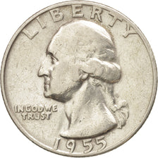United States, Washington Quarter, Quarter, 1955, U.S. Mint, Denver, EF(40-45)