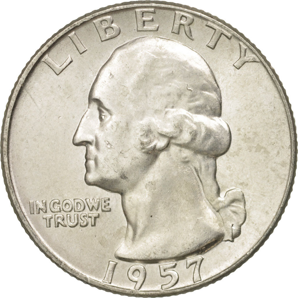 United States, Washington Quarter, Quarter, 1957, U.S. Mint, Denver, MS(63)