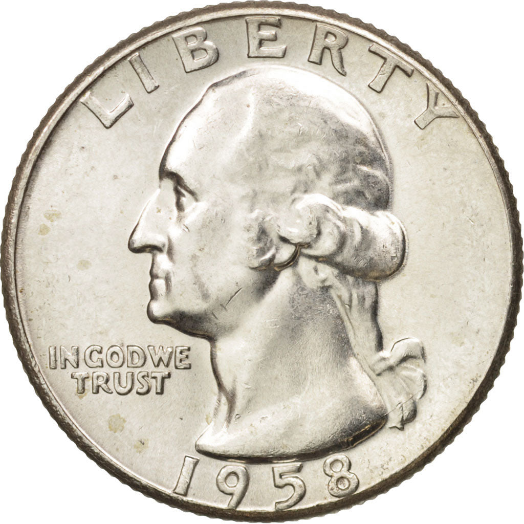 Stati Uniti, Washington Quarter, Quarter, 1958, U.S. Mint, Philadelphia, SPL+