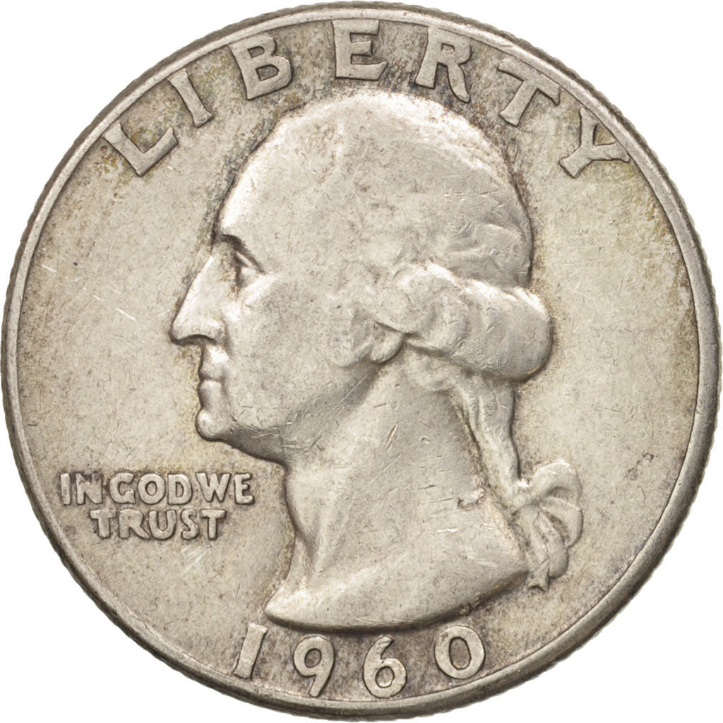 United States, Washington Quarter, Quarter, 1960, U.S. Mint, Philadelphia