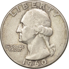 United States, Washington Quarter, Quarter, 1960, U.S. Mint, Philadelphia