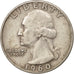 États-Unis, Washington Quarter, Quarter, 1960, U.S. Mint, Denver, TTB, Argent