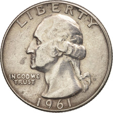 United States, Washington Quarter, Quarter, 1961, U.S. Mint, Philadelphia