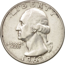 United States, Washington Quarter, Quarter, 1962, U.S. Mint, Philadelphia