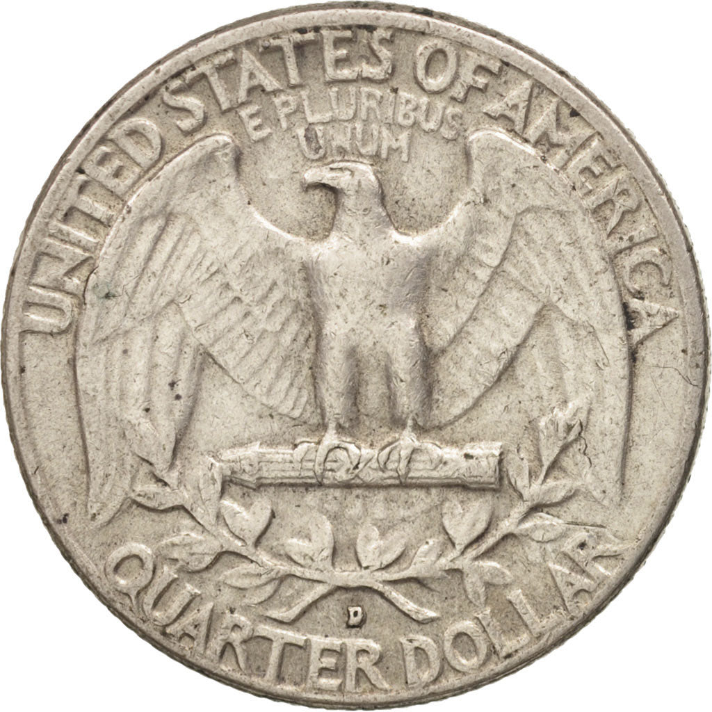 Coin, United States, Washington Quarter, Quarter, 1962, U.S. Mint, Denver