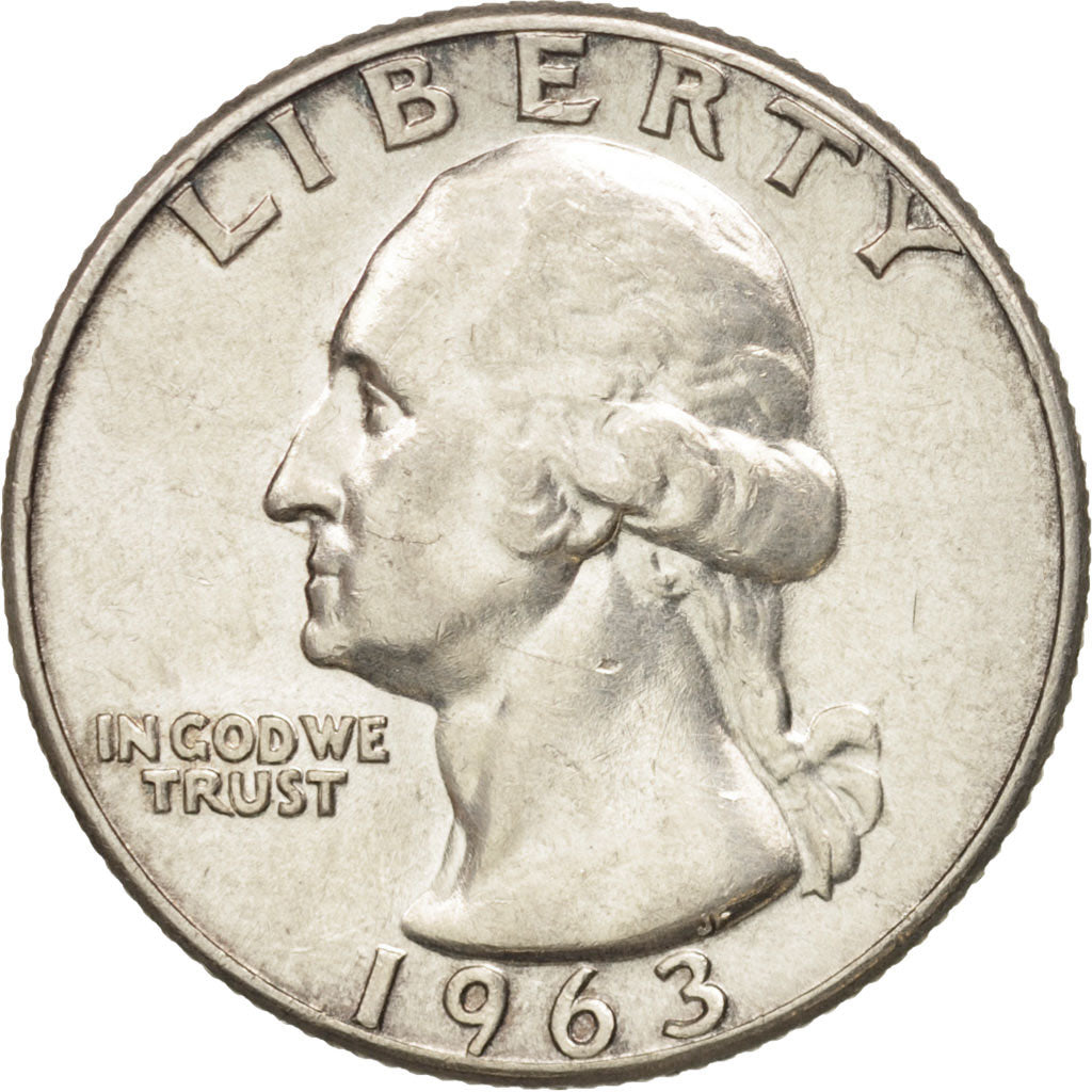 United States, Washington Quarter, Quarter, 1963, U.S. Mint, Philadelphia
