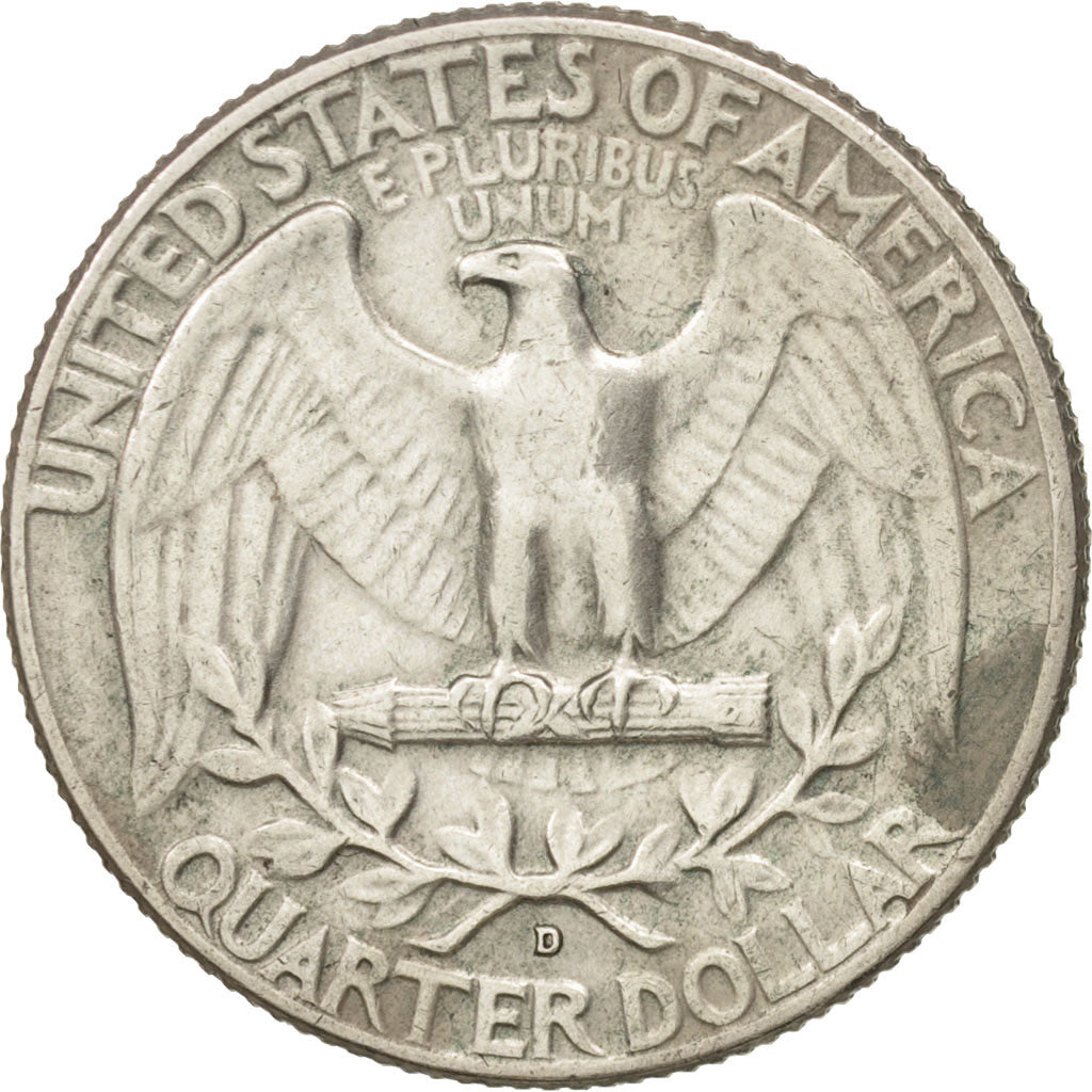 Coin, United States, Washington Quarter, Quarter, 1964, U.S. Mint, Denver