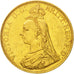 Great Britain, Victoria, 5 Pounds, 1887, AU(50-53), Gold, KM:769