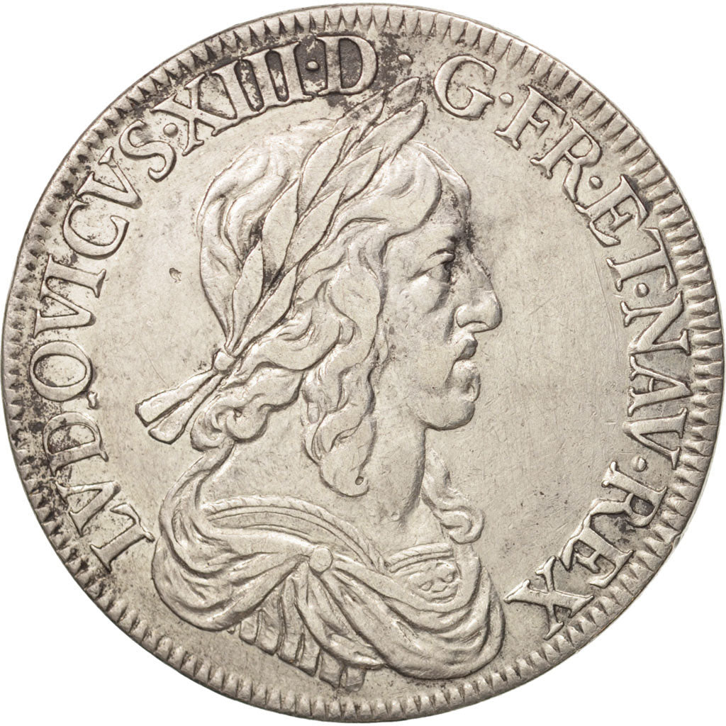 Coin, France, Louis XIII, Écu de 60 Sols, deuxième poinçon de Warin, Ecu