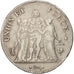 France, Union et Force, 5 Francs, AN 11, Paris, TTB, Argent, KM:639.1