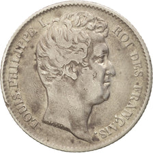 France, Louis-Philippe I, 1 Franc, 1831, Lille, Silver, VF(30-35), Gadoury:452