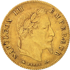 France, Napoleon III, 5 Francs, 1868, Paris, AU(50-53), Gold