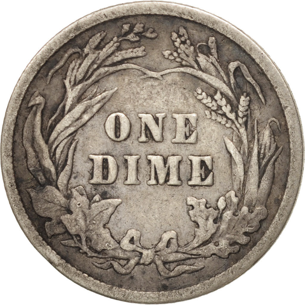 United States, Barber Dime, Dime, 1901, U.S. Mint, Philadelphia, VF(20-25)