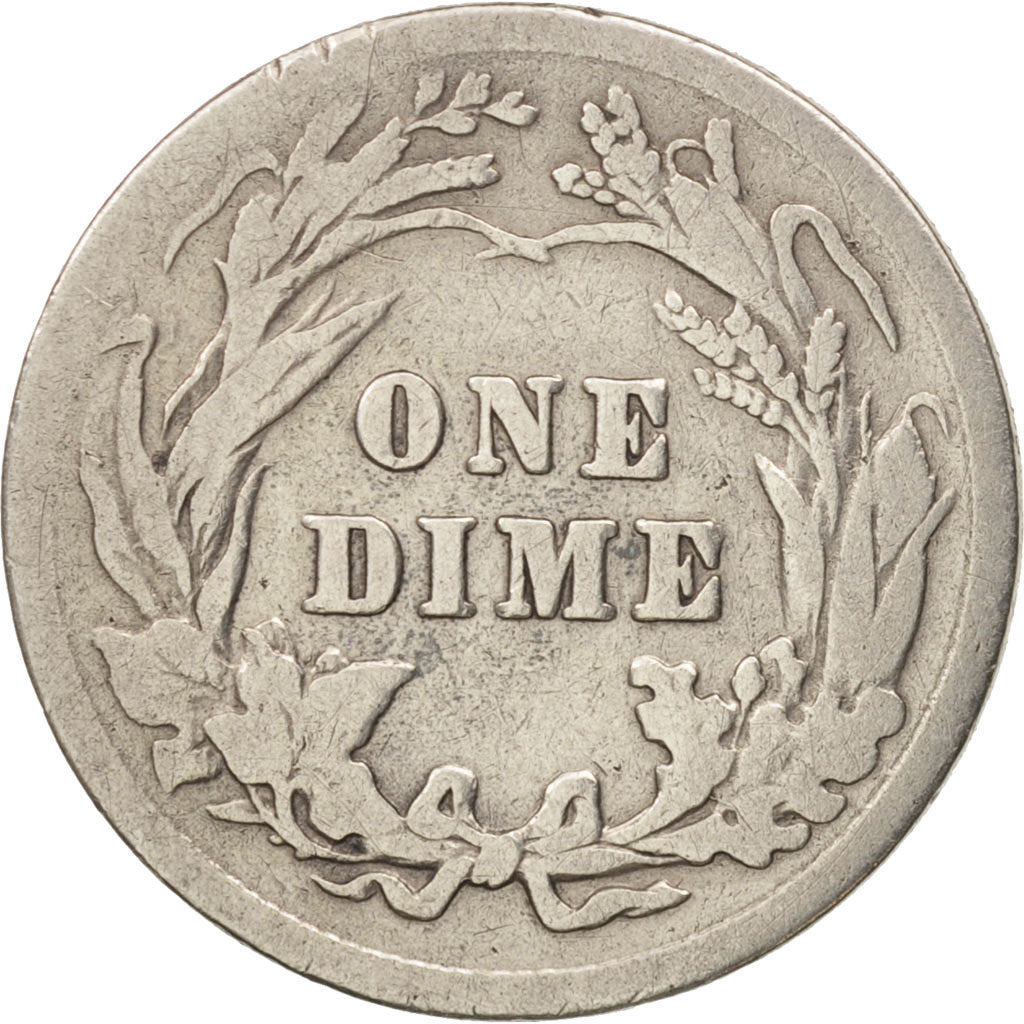 United States, Barber Dime, Dime, 1904, U.S. Mint, Philadelphia, F(12-15)