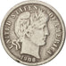 United States, Barber Dime, Dime, 1908, U.S. Mint, Denver, VF(20-25), Silver