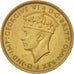 AFRICA OCCIDENTALE BRITANNICA, George VI, 2 Shillings, 1938, BB, Nichel-ottone