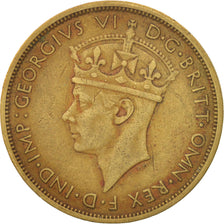 BRITISH WEST AFRICA, George VI, 2 Shillings, 1942, VF(30-35), Nickel-brass