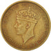 AFRICA OCCIDENTALE BRITANNICA, George VI, 2 Shillings, 1942, MB+, Nichel-ottone