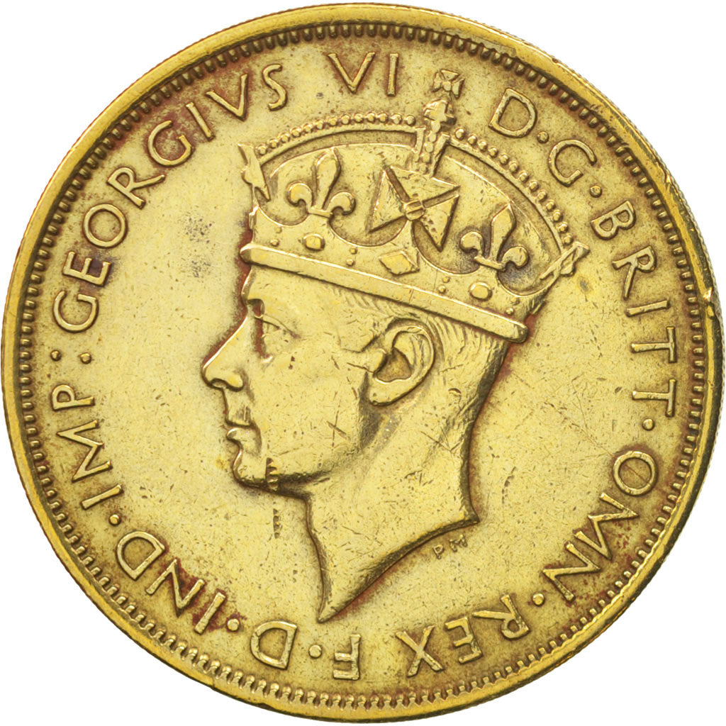 Münze, BRITISH WEST AFRICA, George VI, 2 Shillings, 1946, Heaton, SS