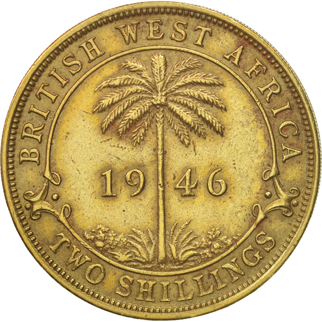 Münze, BRITISH WEST AFRICA, George VI, 2 Shillings, 1946, Heaton, SS