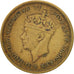 Coin, BRITISH WEST AFRICA, George VI, Shilling, 1938, VF(30-35), Nickel-brass