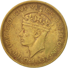 Coin, BRITISH WEST AFRICA, George VI, Shilling, 1940, VF(30-35), Nickel-brass